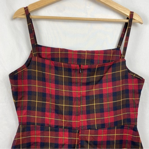 Nasty Gal Collection Women’s Plaid Mini Dress Size 8 - Picture 14 of 16